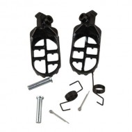 Black Footes Footpegs Foot Pegs Rest For Yamaha PW50 PW80 PW 50 80 Motocross